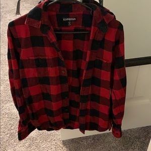 Express button up long sleeve shirt